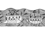 Phoenician ships, on Assyrian bas relief